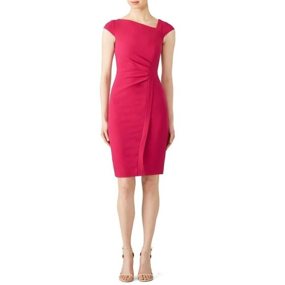 L.K. Bennett Tassa Raspberry Pink Sheath Dress $395 - Picture 3 of 9
